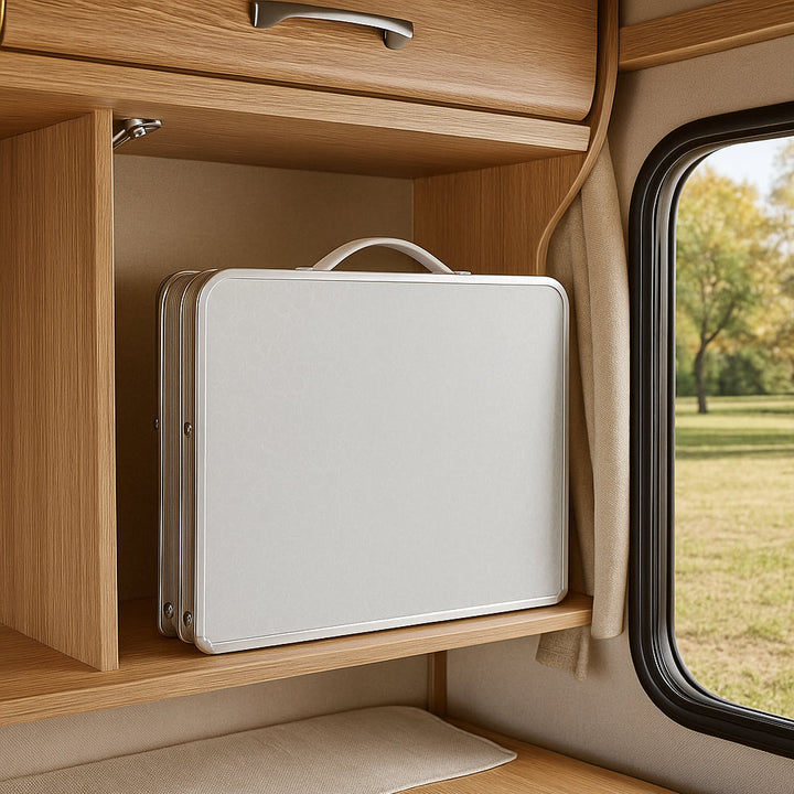 Sammenleggbar lett campingbord laget av aluminium | Luvikno
