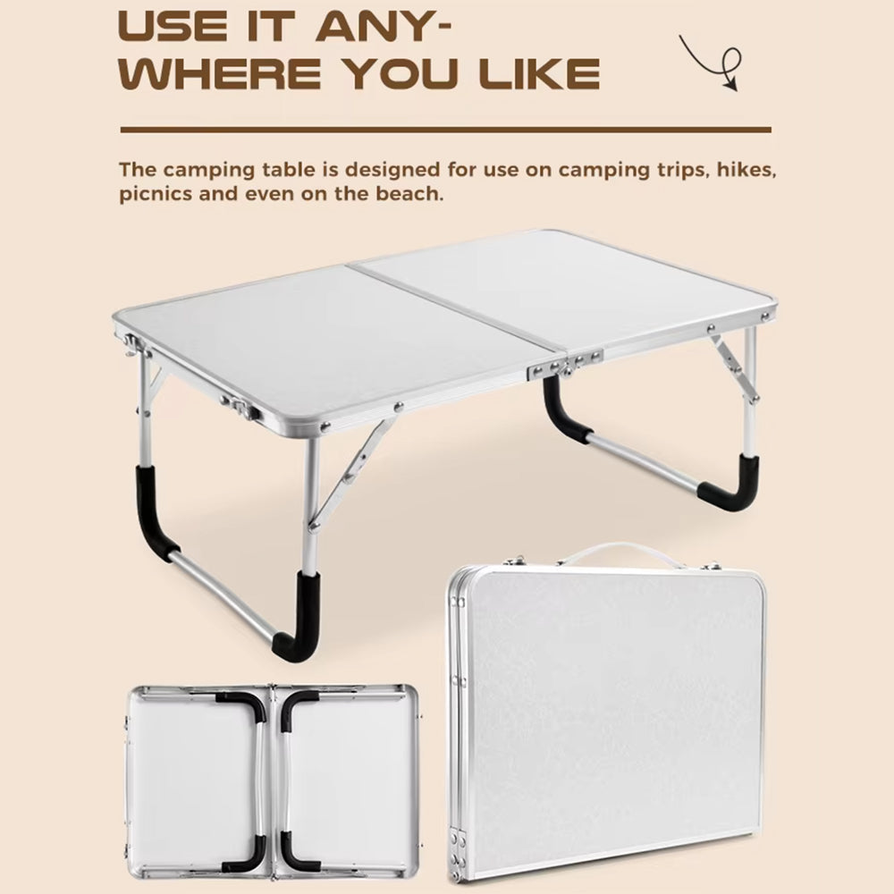 Sammenleggbar lett campingbord laget av aluminium | Luvikno