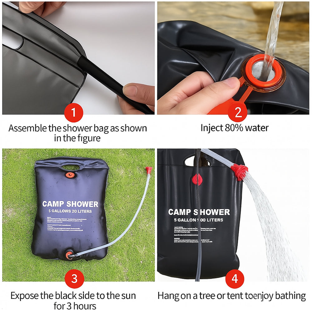 Camp Shower - Sun Shower | Luvikno