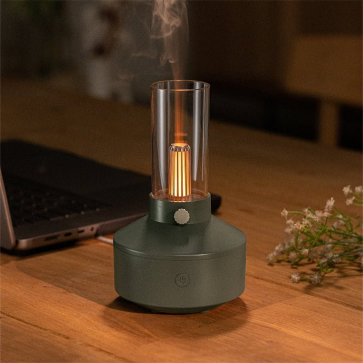 Luvikno | Aroma diffuser LumaScent | Duft & Stearinlys | 0.5L Tank | Stille & Automatisk Avstenging