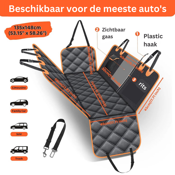 TravelGuard Protector – Luksus Sete Dekk for Dyr Luvikno