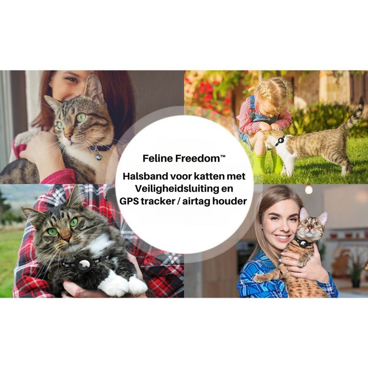 Katt halsbånd med sikkerhetsspenne - Milo Luvikno