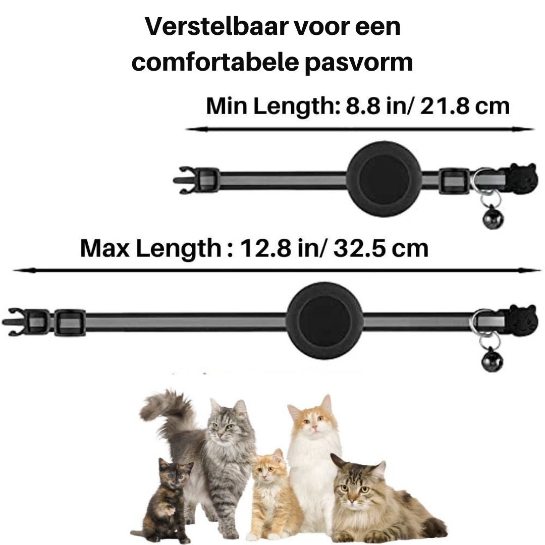 Katt halsbånd med sikkerhetsspenne - Milo Luvikno
