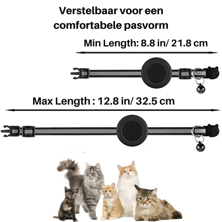 Katt halsbånd med sikkerhetsspenne - Milo Luvikno