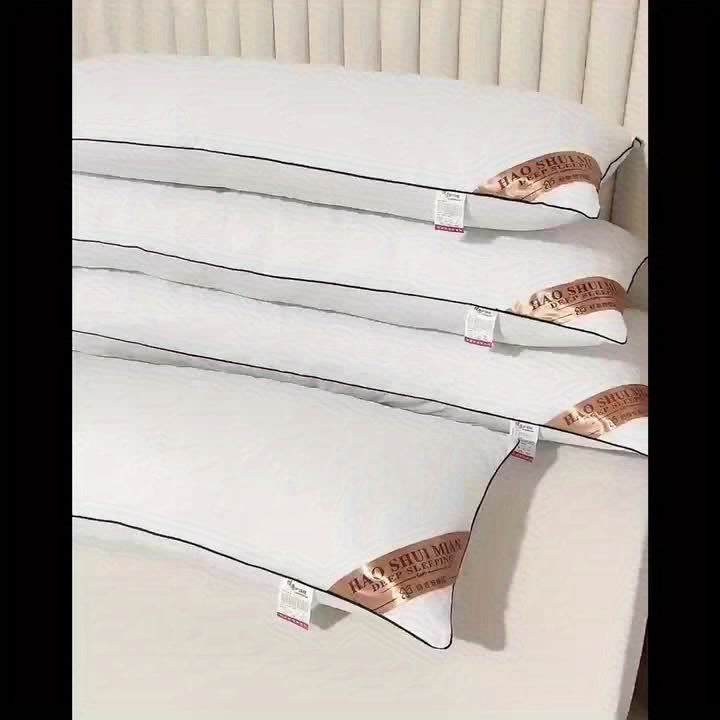 LuxurySoft - Ekstra Lang Hypoallergenisk Pute for Rygg- og Side-sovende, Myk og Pustende, Maskinvaskbar | Luvikno