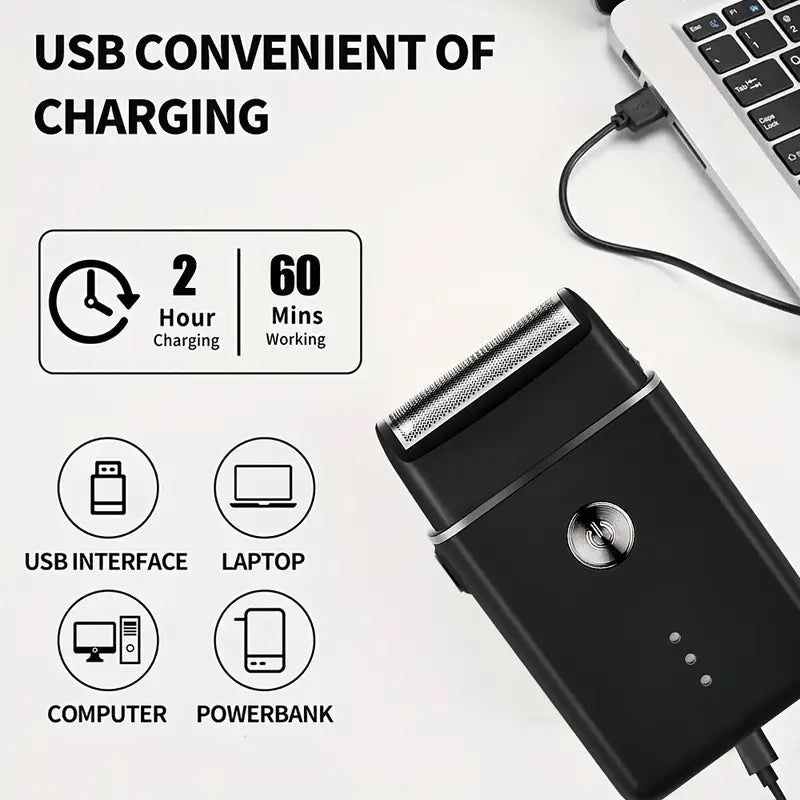 Luvikno | GroomMaster - 3-delt profesjonelt hår- og skjeggpleiesett for menn, trådløse trimmere med LED-skjerm, USB oppladbar
