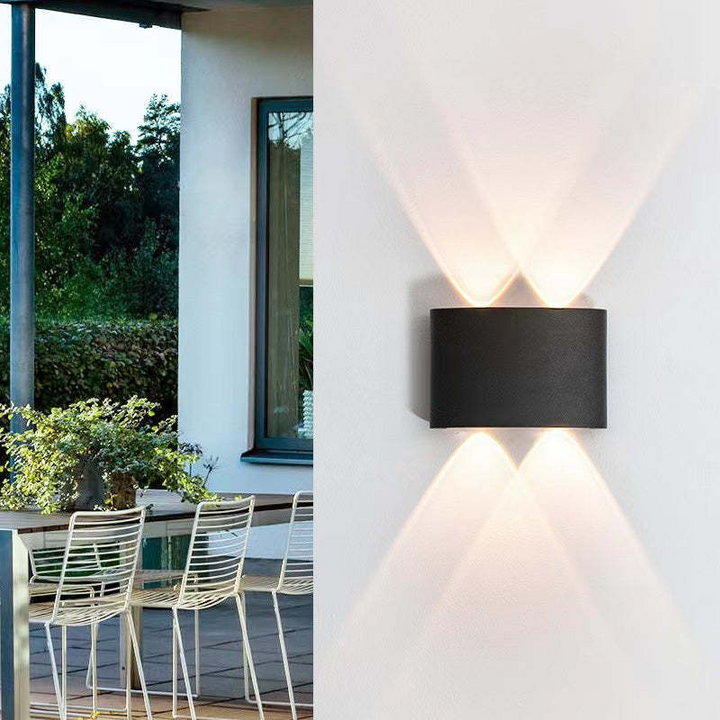 Utendørs vanntett aluminiums LED vegglampe | Luvikno