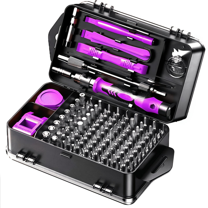 Precision Skrutrekker Sett 117-deler med Bits | Luvikno