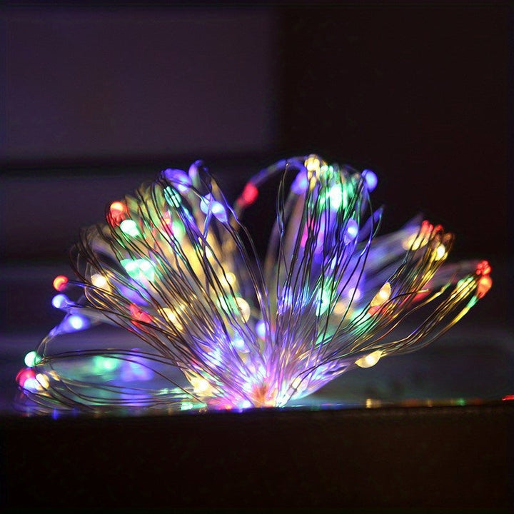 Fairy Lights Batteridrevet Kobbertråd Lyskjede Luvikno