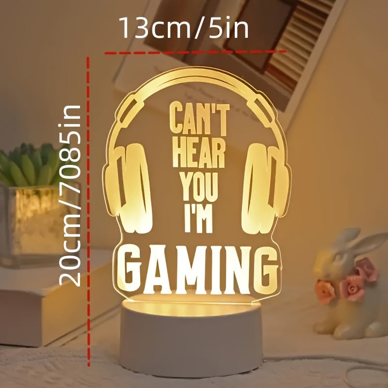 GameLamp - Kompakt LED Bordbelysning med USB Luvikno