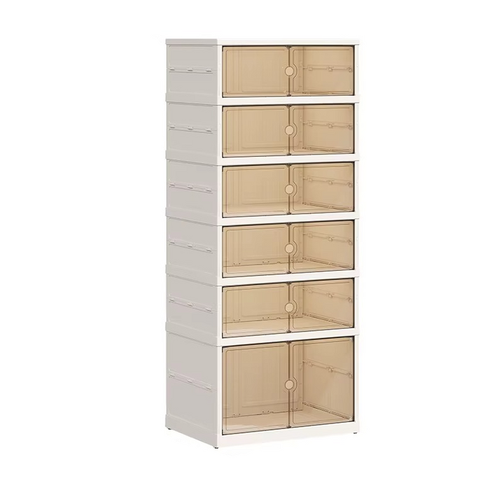 Transparent Flernivå Skoholder med Stor Kapasitet Luvikno