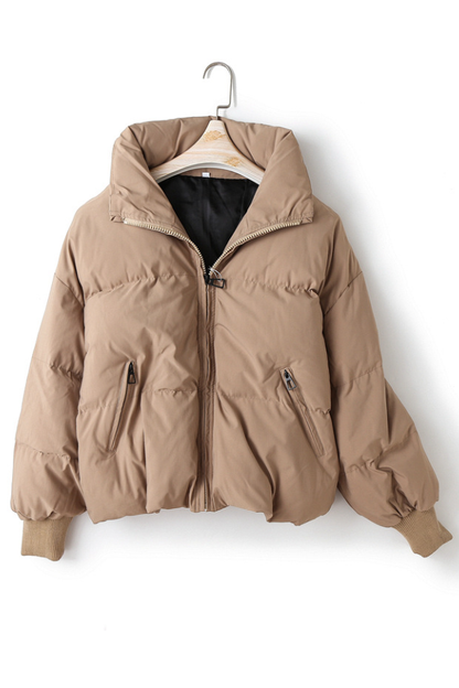 Luvik | monipuolinen kapea löysä lyhyt puuvillatakki