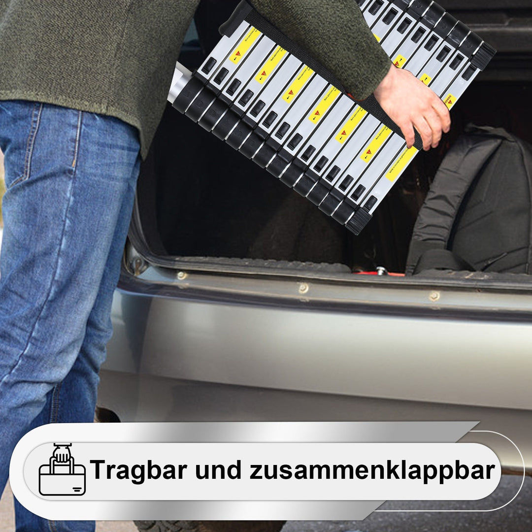 Teleskopisk stige Aluminium Belastningsevne opp til 150kg 2,6m-5m | Luvikno