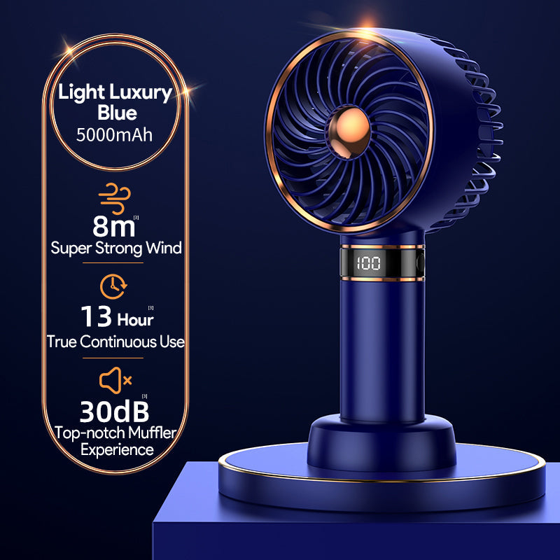 Bærbar 5000mAh Håndholdt Mini Airconditioner Vifte | Luvikno