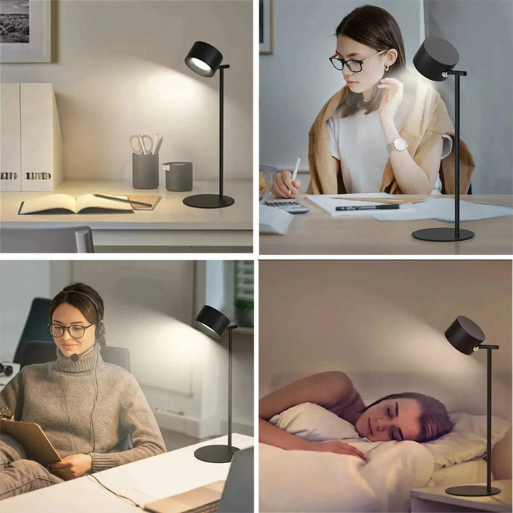 Berøringsfølsom LED bordlampe med magnetisk base. | Luvikno