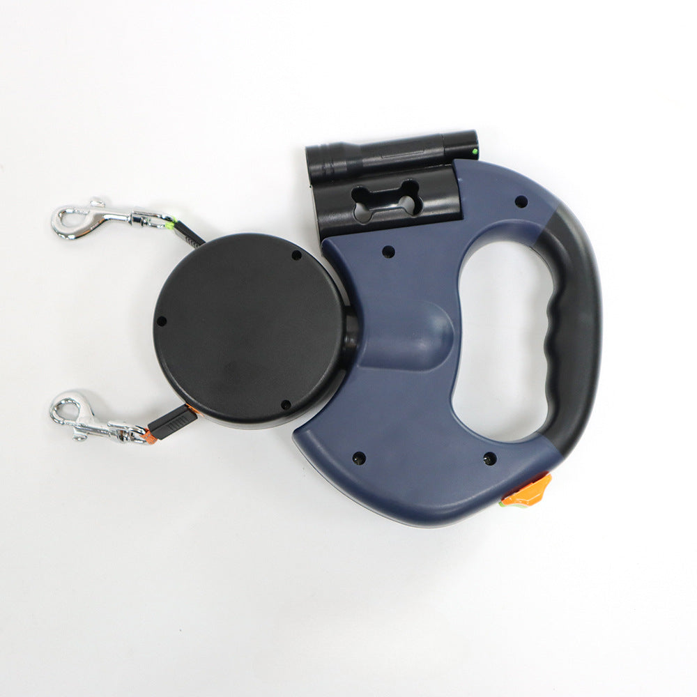 PowerPup Duo-Leash — Endelig stressfrie turer med to hunder i perfekt harmoni | Luvikno