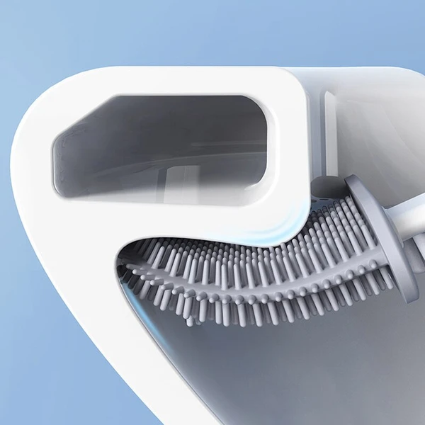 Luvikno | FlexiClean Toalettbørste – Bakteriefri Silikon Design for Enkel Rengjøring