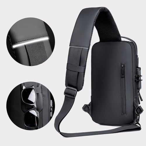 SecureGuard – Trendy Anti-innbrudd Crossbody Bag Luvikno