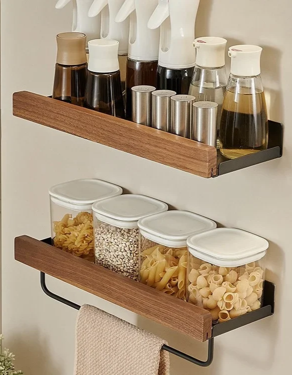 CulinaWood Kjøkken Vegghylle Luvikno