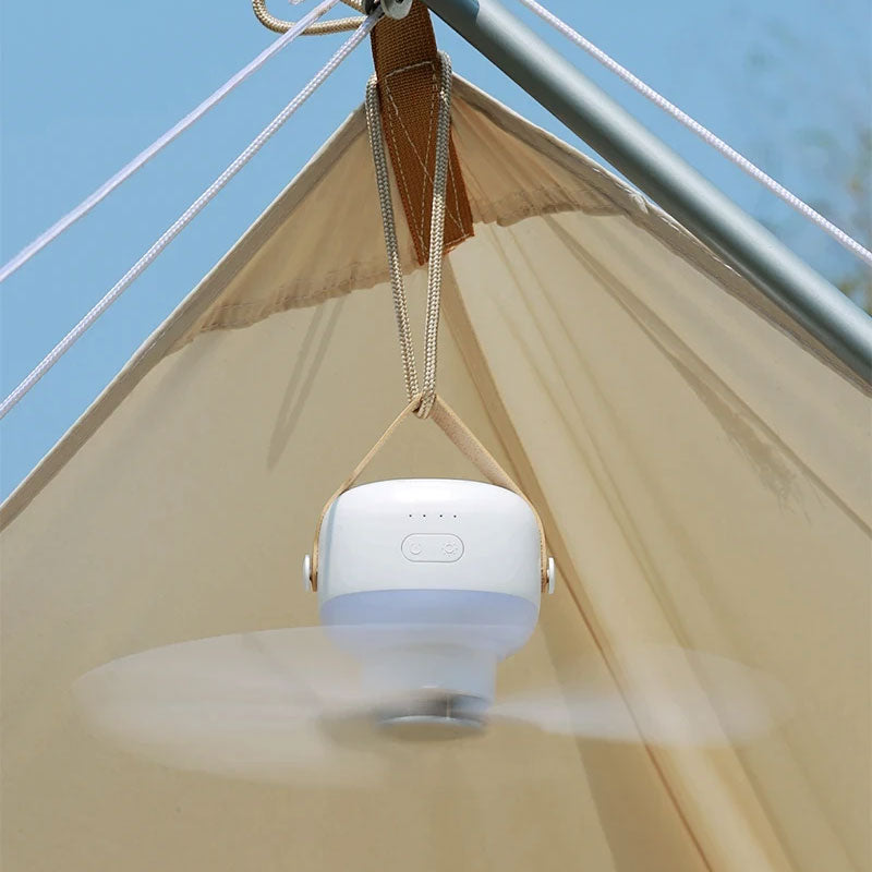 Airholm Hengende-Ventilator med LED Lys | Luvikno