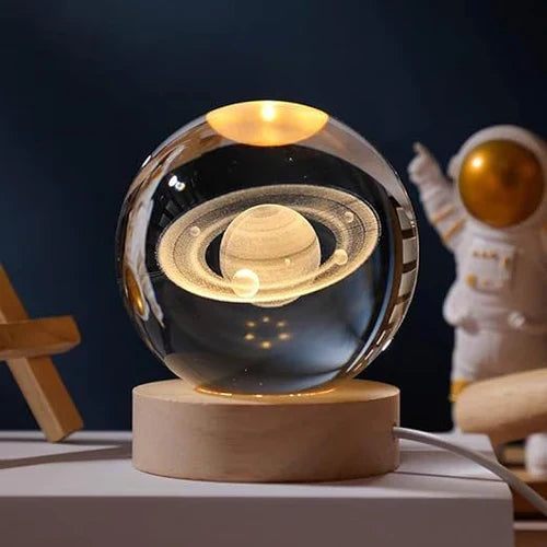 3D Krystall Galakse Sphere | Luvikno