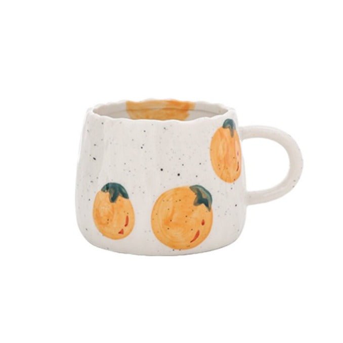 Keramisk kaffekopp med lekent fruktdesign | Luvikno