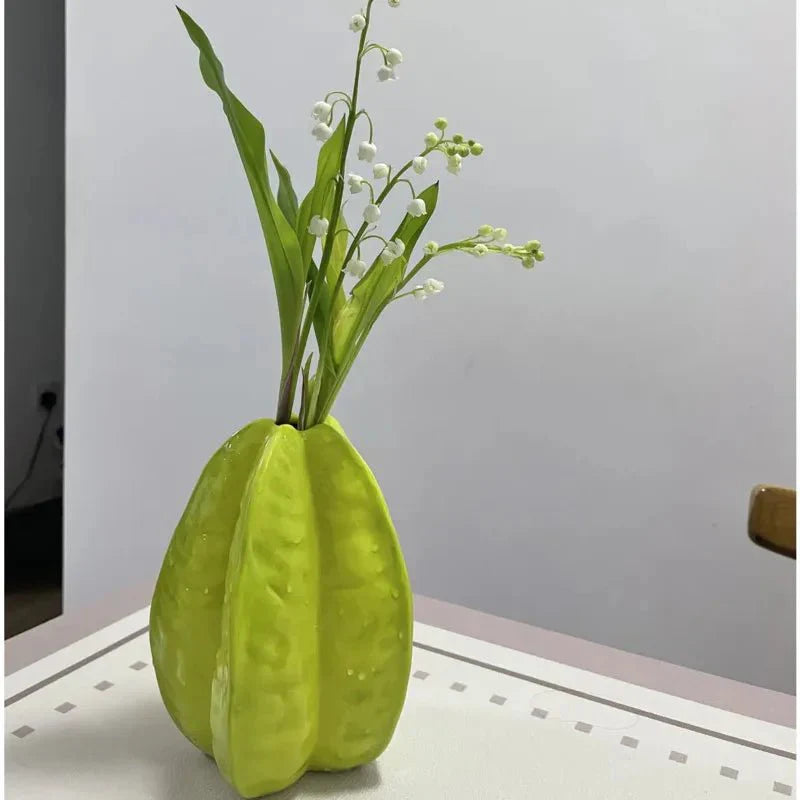 Sertifikat Stjernefrukt Blomster Vase Unik Dekorativ Potte | Luvikno