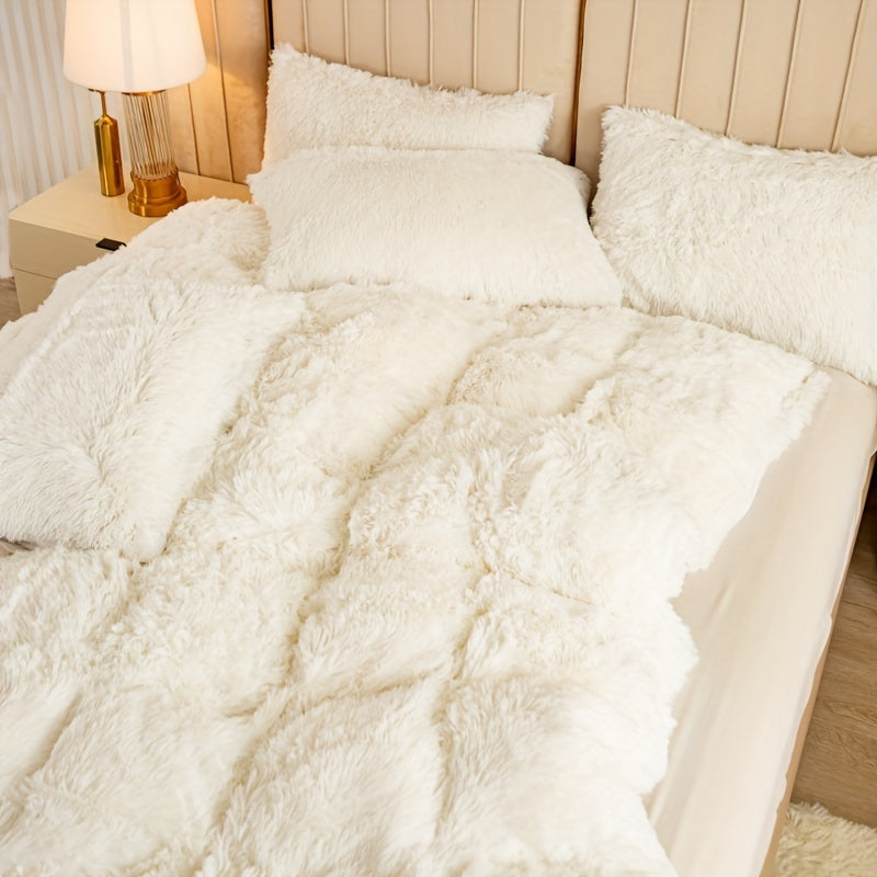 Luvikno | Ultra Soft Plush Duvet Cover Set with Zipper - Luksus & Komfort