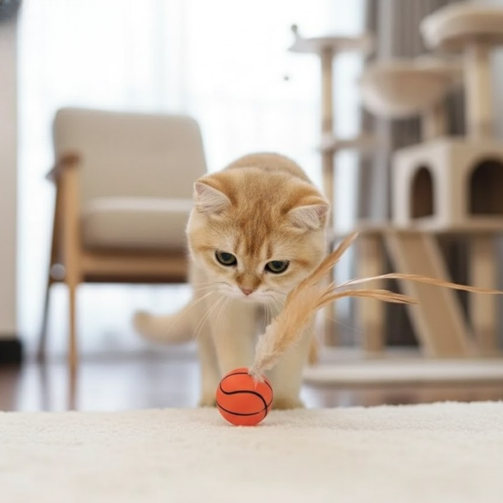 FetherSprint — Slipp løs den ville jegeren i katten din med stille leke moro! | Luvikno