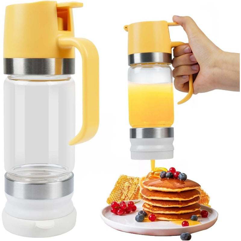 No-Drip Glass Honey Dispenser Luvikno