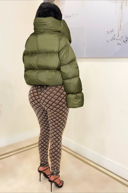 Luvik | Kaulaliina Kaulus Vaatteet Puuvillapuffatakki