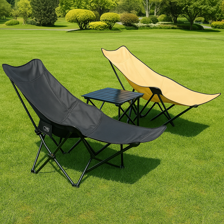 Relax Everywhere Reclining Utendørs Lounge Camping Stol | Luvikno