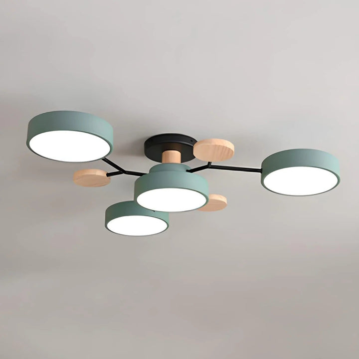 Taklampe Modern LED Flush Mount Chandelier Luvikno