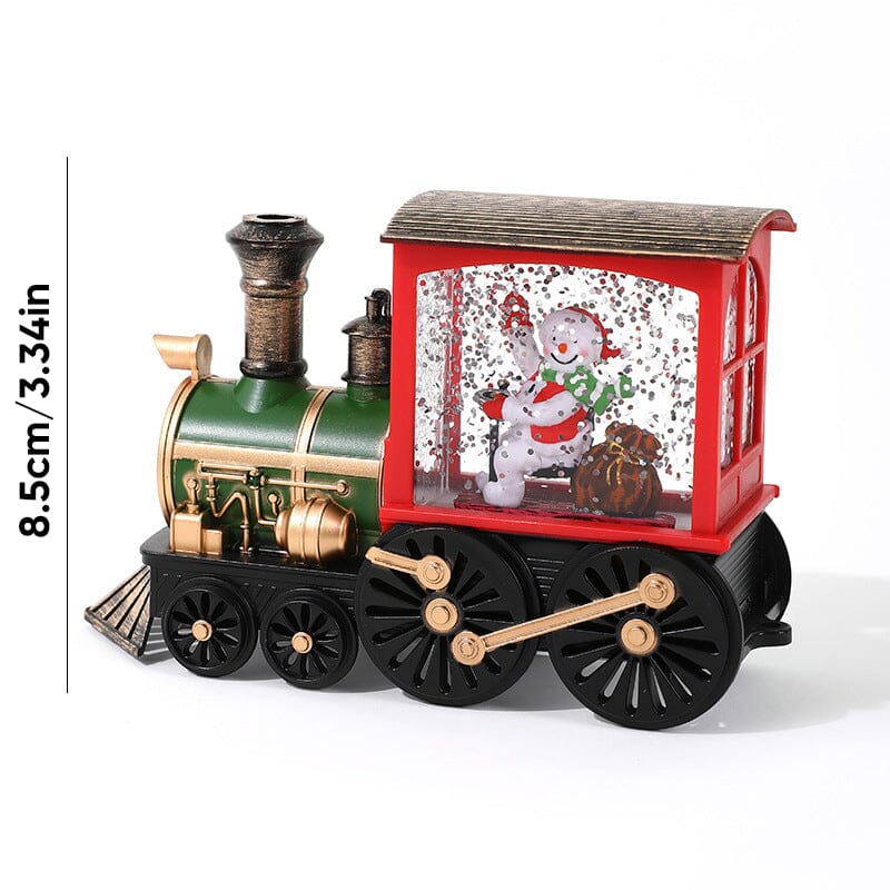 Christmas Crystal Floating Snow Train Light | Luvikno