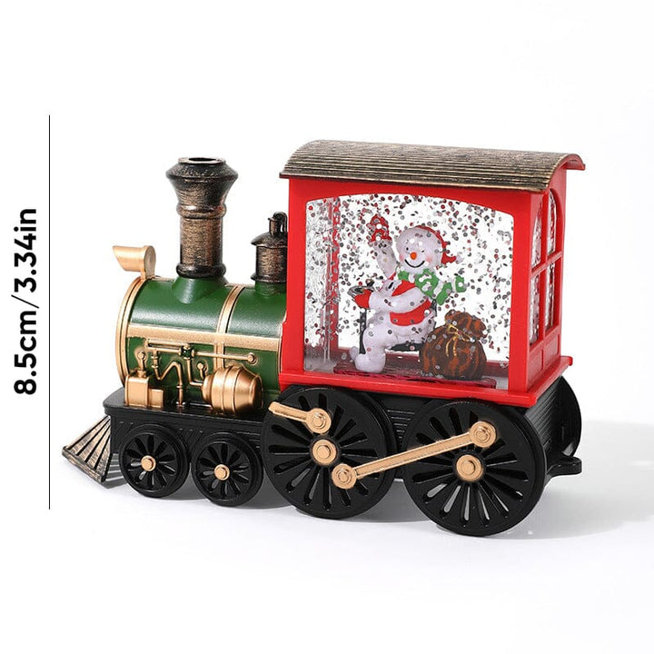 Christmas Crystal Floating Snow Train Light | Luvikno