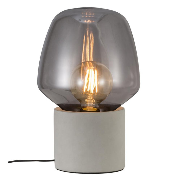 Luvikno | Elegant CementGlo Petite Bordlampe - for et Luksuriøst Interiør