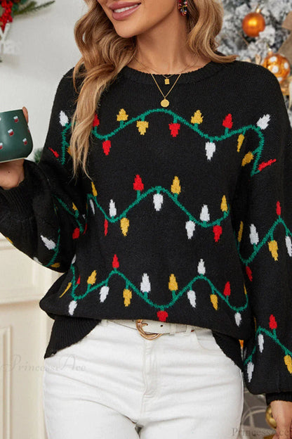 Luvik | Joulun valo Söpö rento neulepusero Neulepusero