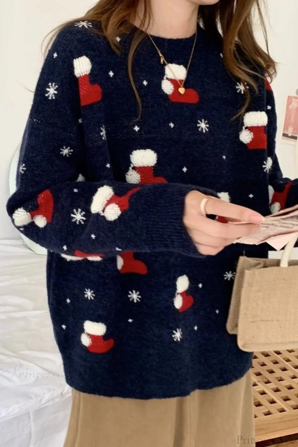 Luvik | Julehull Lumflakes Løs Strikk