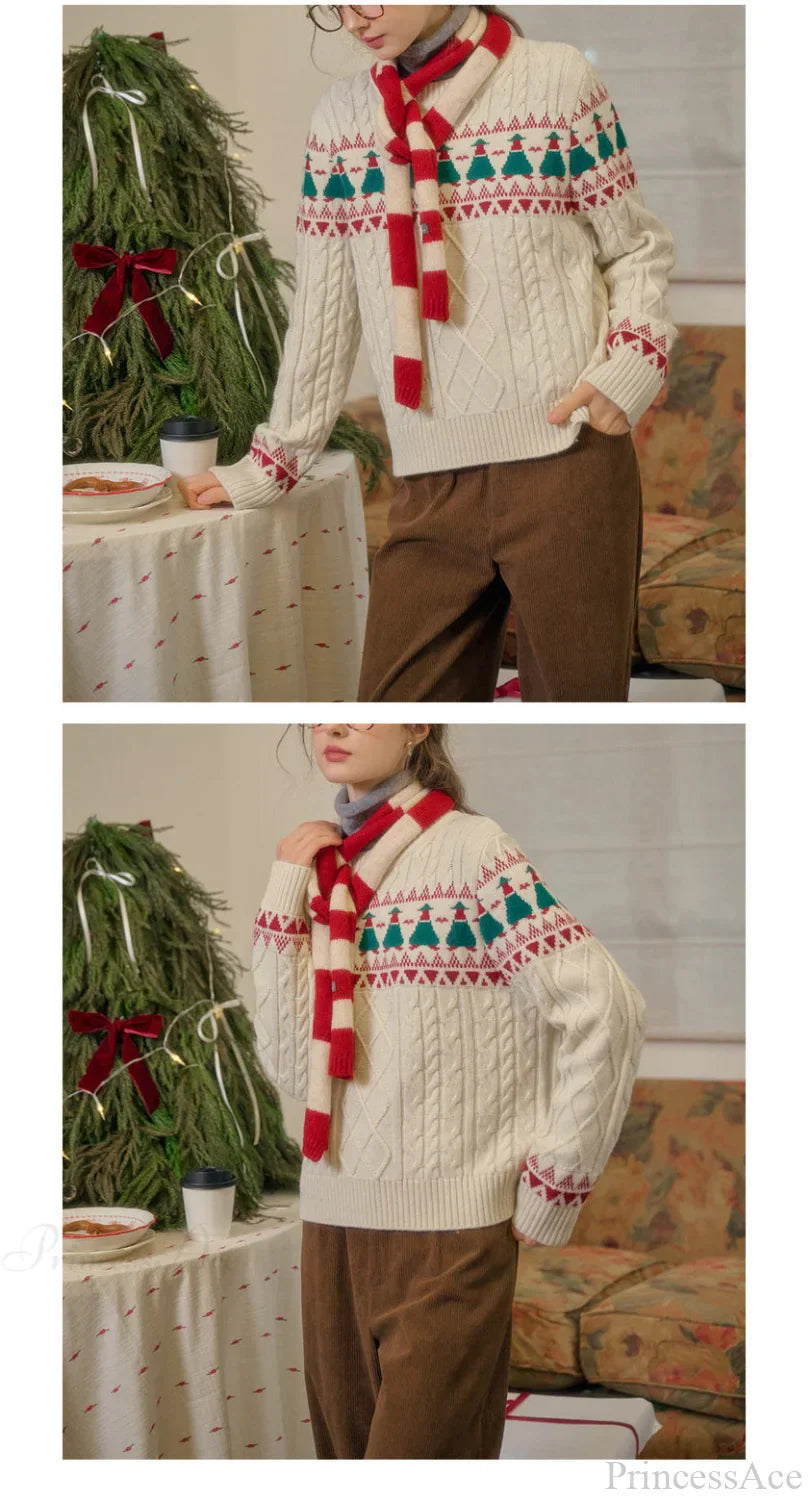 Luvik | Joulukuusi Vintage Fair Isle Neule