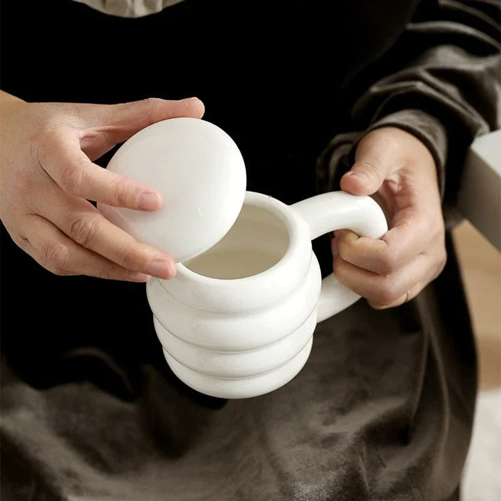 PorcelainTea - Elegant Håndlaget Teskopp Bolle