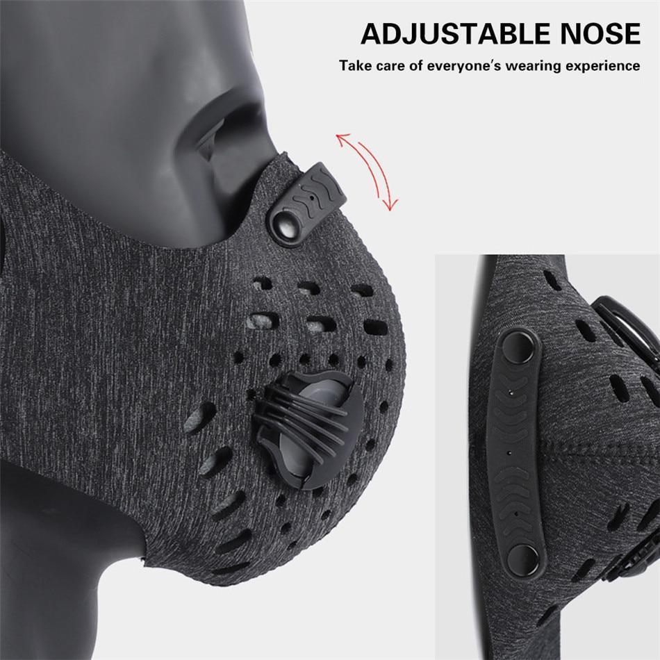 Ansiktsmaske Pustende Neopren Anti Forurensning Luvikno