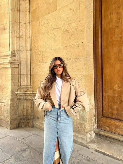 Luvik | Lyhyempi trench-takki