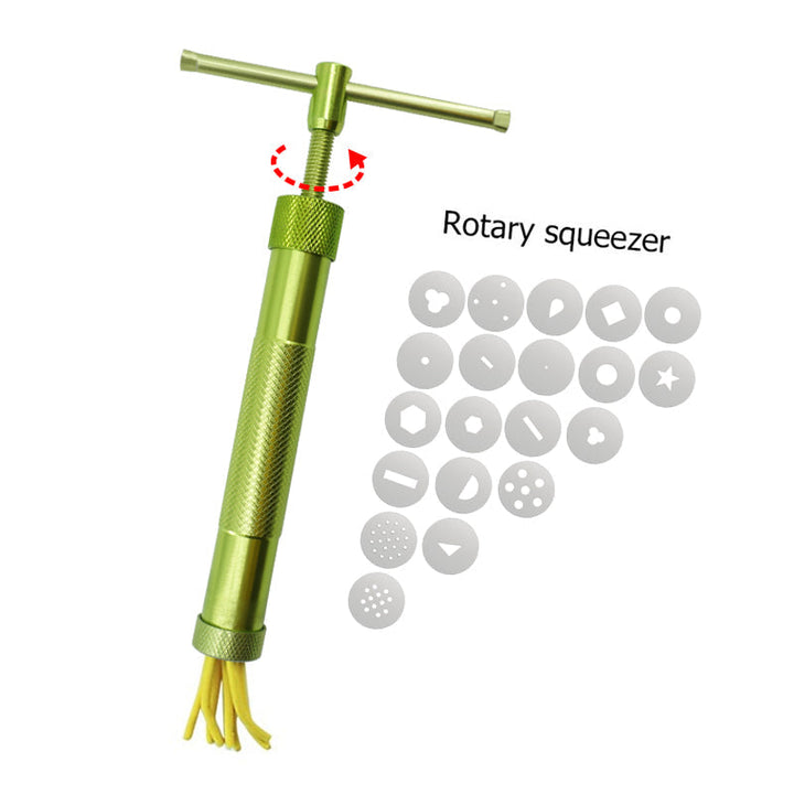 Clay Extruders Skulpturmaskin Gun Fondant Kake Dekorering Verktøy | Luvikno