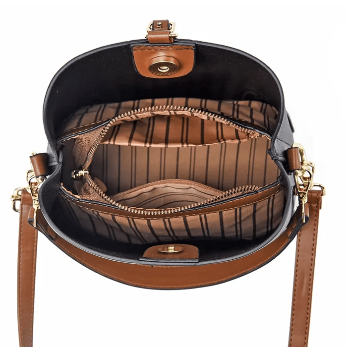 Luvikno | AllureLuxe | Elegant Lær Skulderveske Stilig Design