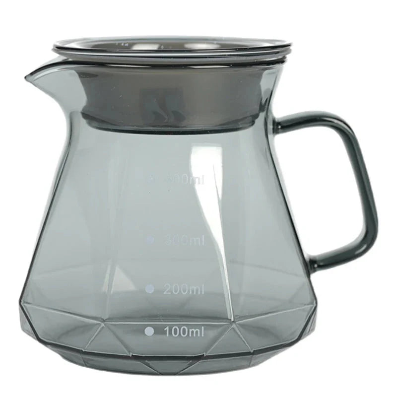 Clear Glass Range Kaffe Server For Pour Over Kaffe og Te Kanne | Luvikno