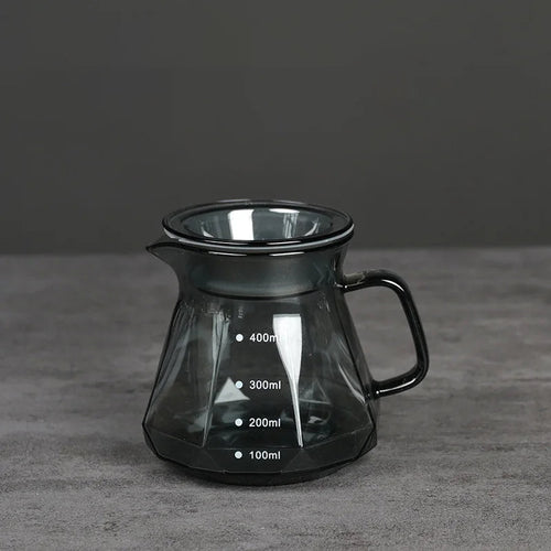Clear Glass Range Kaffe Server For Pour Over Kaffe og Te Kanne | Luvikno