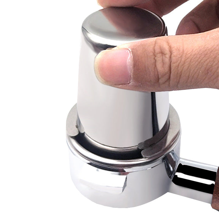 Kaffedoseringskopp i rustfritt stål for pulverdeler som passer til espressotampere | Luvikno