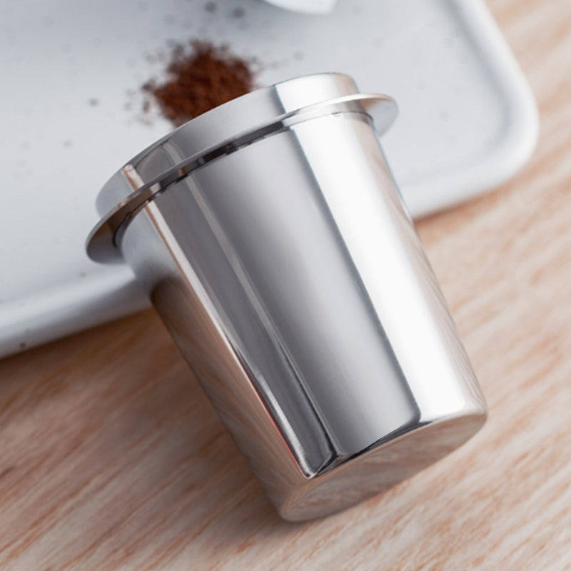 Kaffedoseringskopp i rustfritt stål for pulverdeler som passer til espressotampere | Luvikno