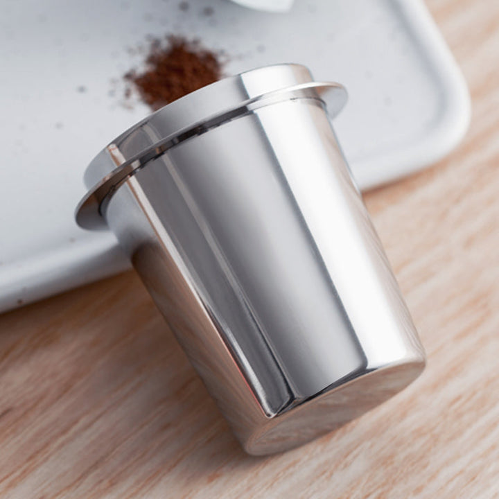 Kaffedoseringskopp i rustfritt stål for pulverdeler som passer til espressotampere | Luvikno