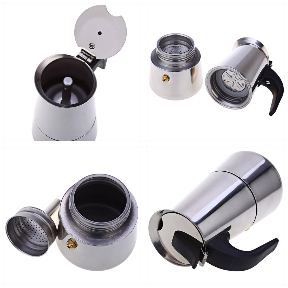 Kaffekanne Mocha Espresso Latte Perkolator Komfyr Latte Stekepanne | Luvikno